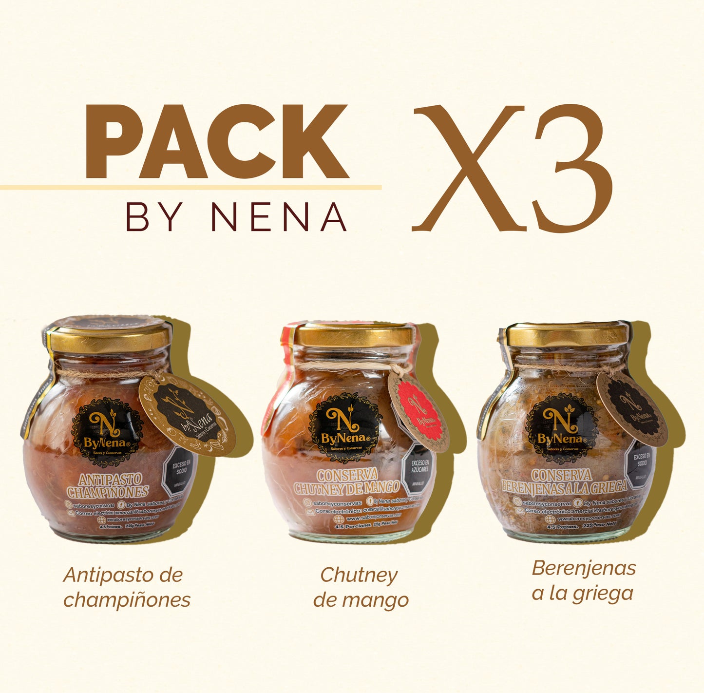 Pack x 3