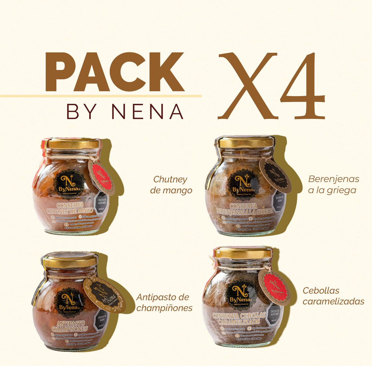 Pack x 4
