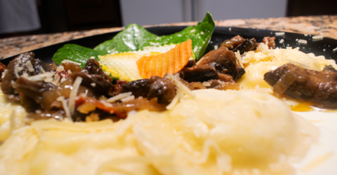 RAVIOLIS AL ESTILO MEDITERRANEO